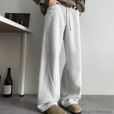 Threebooy Mens pants Chic Pocket Long Pants New Men's Casual Mopping Trousers Harajuku Streetwear Sport Running Sweatpants 5XL-M